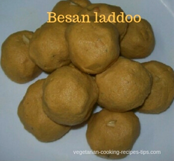 besan ladoo, besan laddu, indian sweet recipe, indian sweets, besan laddoo
