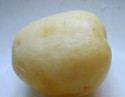 Boiled, peeled potato