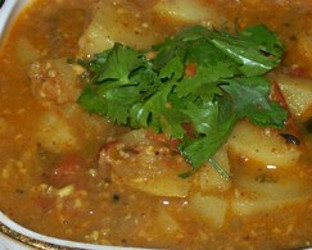 Potato curry - bombay aloo sagu