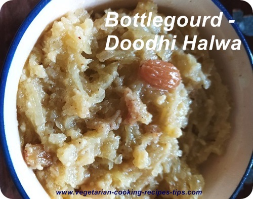 Bottle gourd - doodhi halwa