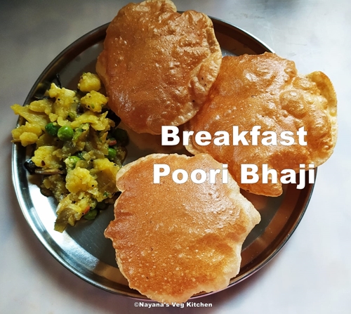 breakfast poori bhaji - 500x447