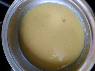 Mashed yellow lentil/toor/arahar dal