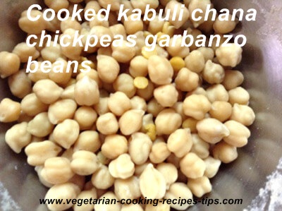 How to cook chickpeas - garbanzo beans - kabuli chana