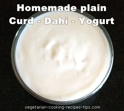 Homemade Yogurt - Curd - Dahi