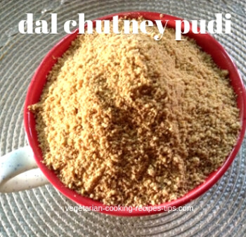 Karnataka spicy dal chutney pudi - chutney podi - chutney powder