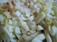 white onion diced