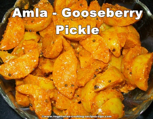 Amla pickle or gooseberry pickle,  is a favorite of many and easy to make indian pickle recipe. It is known as avla achar in Hindi. 