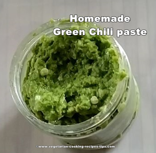 How to make green chili paste at homme, store and preserve for long homemade green chili paste