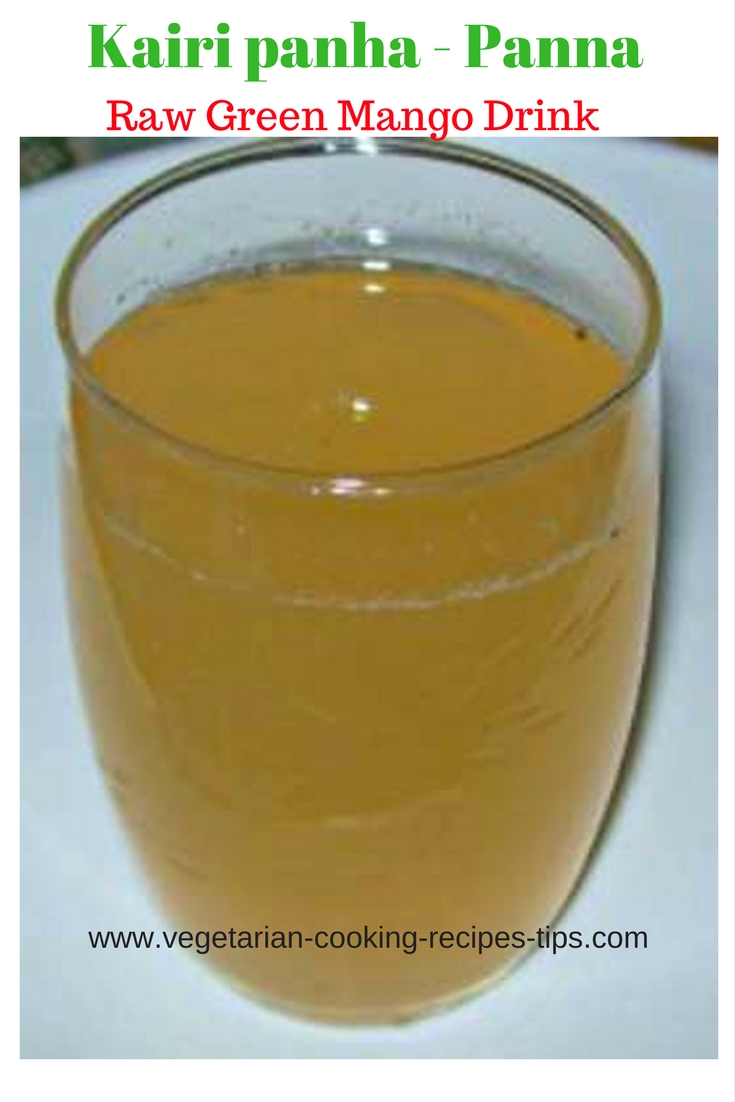 Kairi panha - Green mango drink - Aam panna