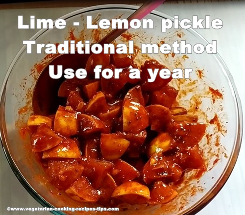 Lime- Lemon pickle