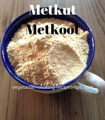 Metkut metkoot menthya hittu recipe, Maharashtrian, Karnataka traditional recipe. Accompaniment for plain rice. 