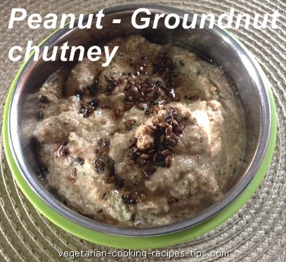 Peanut - Groundnut chutney