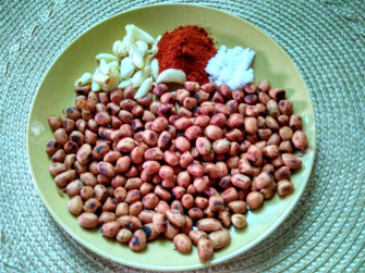 peanut shenga chutney ingredients