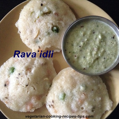 Rava idli - breakfast / snack
