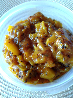 Methamba - Maharashtrian green mango relish