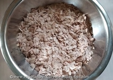 red rice poha - rice flakes