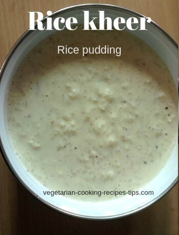 Basmati rice kheer - Indian Rice pudding