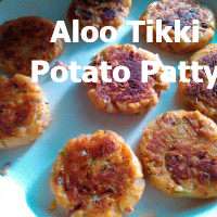 Aloo tikki - potato patties or cutlet