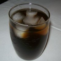 Iced black coffee