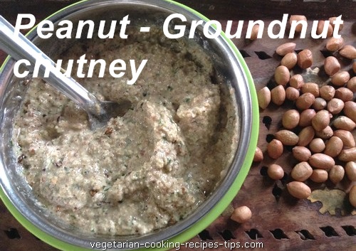 This Groundnut Peanut chutney recipe is served with idli, dosa, uttappam, poori etc. It is a South Indian chutney recipe.