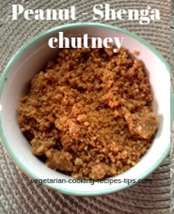 peanut chutney powder or the shengadana chutney powder is one of the very tasty dry chutney powders. Shenga chutney is made in Maharashtra, Karnataka, Andhra Pradesh.