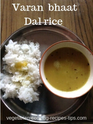 Varan bhaat - dal rice